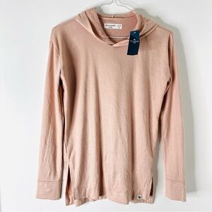 abercrombie kids Lightweight Knit Pale Rose Hooded Pullover NWT